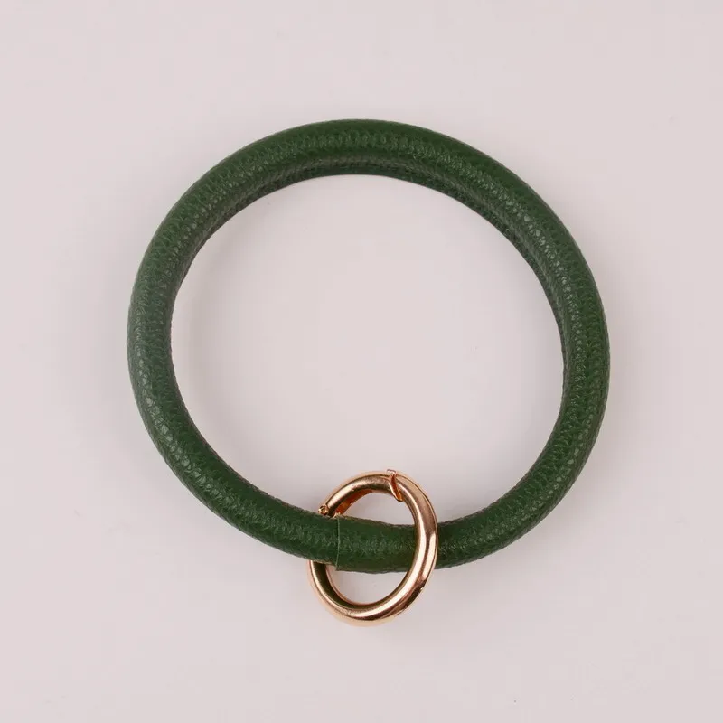 dark green Кольцо держатель Ретро ювелирные изделия многоцветная с монограммой кожа кисточкой для женщин брелок сумка Подвеска Сплав Брелок для автомобиля - Цвет: dark green