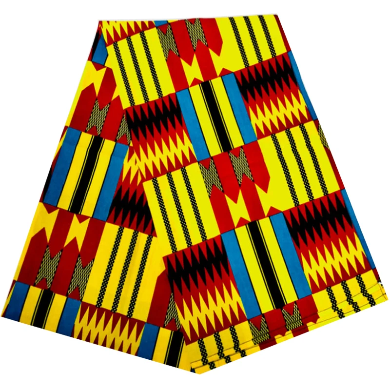 Африканский Анкара принты kente воск tissu хлопок настоящий голландский воск высокое качество Африка швейный материал для вечернего платья 6 ярдов