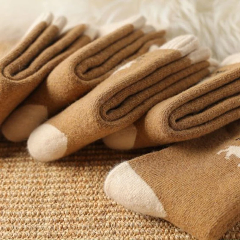 

Men's And women's Winter Thickened Warm Terry Warm Socks Northern Cold Resistant Fashion Casual Warm Socks 1 Pair