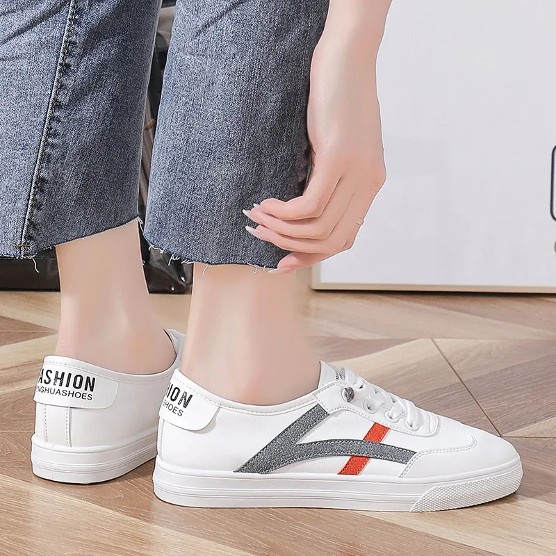 

2021 Women's Shoes Spring and Summer New Fashion Women's Low-top Casual Women's Shoes Breathable Flat Shoes Women's Sneakers Hot