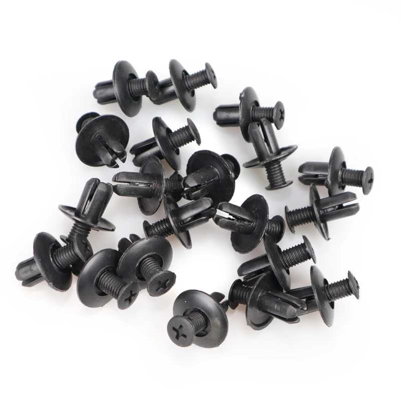 

Universal Car Bumper Fender 8mm Hole Plastic Rivets Fasteners Screw Car Fastener Clips for Nissan For bmw e46