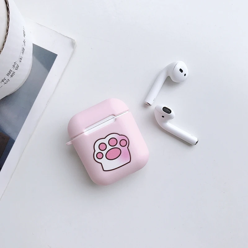 Мягкий матовый ТПУ чехол для наушников AirPods 1/2 с изображением собаки яйца и курицы