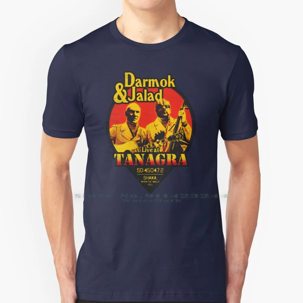 

Футболка Darmok И Jalad At Tanagra, 100% чистый хлопок, Darmok И Jalad Nerdy Geeky, забавная Фантастическая группа музыкального концерта танагра