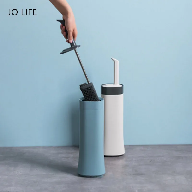 JO LIFE резиновая головка в скандинавском стиле TPR чистящая щетка с держателем для