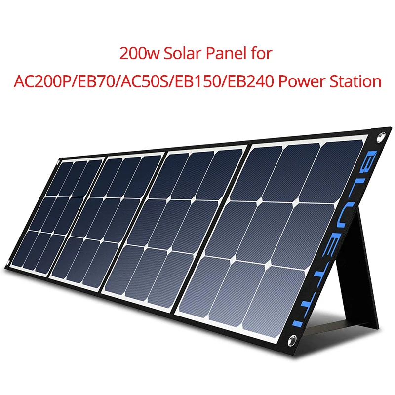 

BLUETTI SP200 200 Вт солнечная панель для AC200P/EB70/AC50S/EB150/EB240, портативная складная солнечная панель для резервного питания