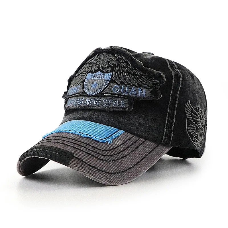 

Fashion New Baseball Cap Embroidery Washed Hat Shade Anti-Sai Caps Men and Women Autumn Unisex Casual Letter Hip Hop 3 Size