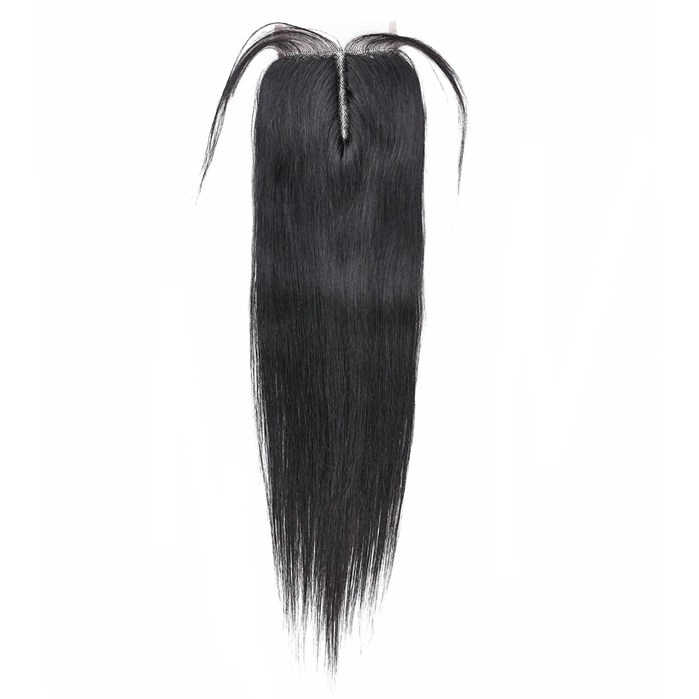 

Straight Lace Closure Brazilian Hair Bundles With Closure Pre Plucked With Baby Hair Non-remy Human Hair 4x4/4x4x1 Closure Hair