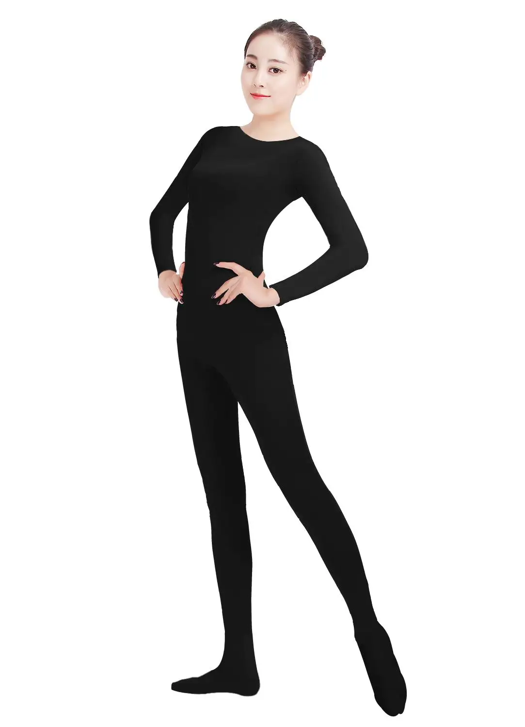 

Ensnovo Womens Spandex One Piece Unitard Full Bodysuit Zentai Suit Cosplay Costume