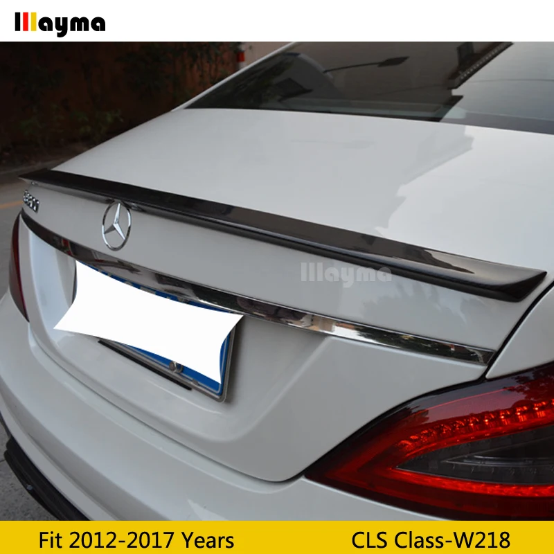Спойлер для заднего багажника из углеродного волокна в стиле AMG Benz CLS Class CLS250 CLS350
