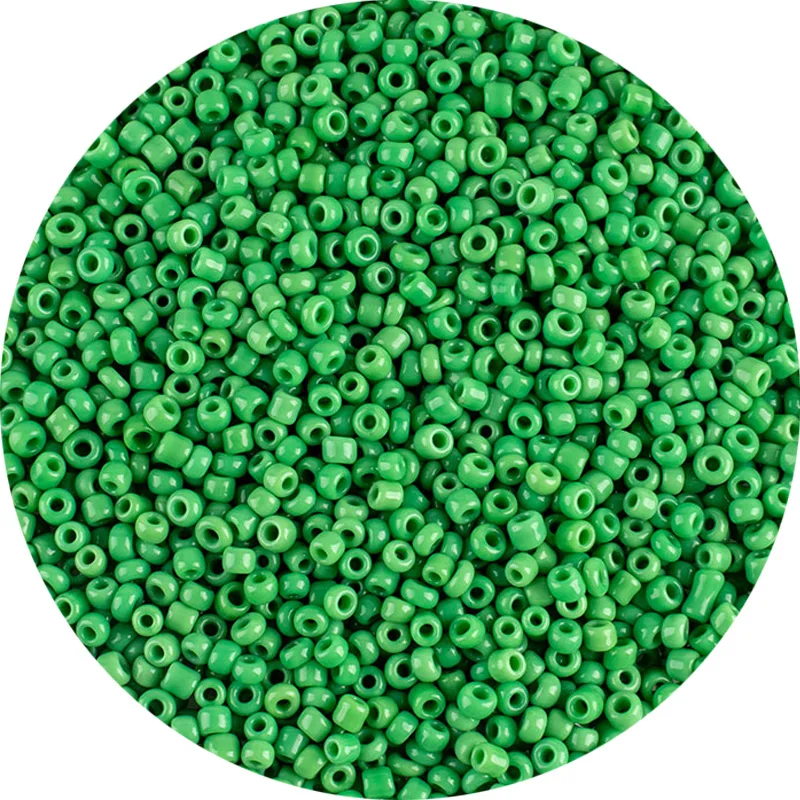 3mm 500pcs Wholesale green seed beads Czech jewelry making bracelet necklace earrings handmade materials DIY | Украшения и
