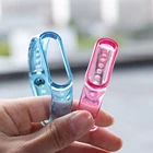 Прозрачный ремешок для Xiaomi Mi Band 6 5 4 3, сменный Браслет Miband 4, прозрачный браслет, меняющий цвет при солнечном свете, новинка 2021