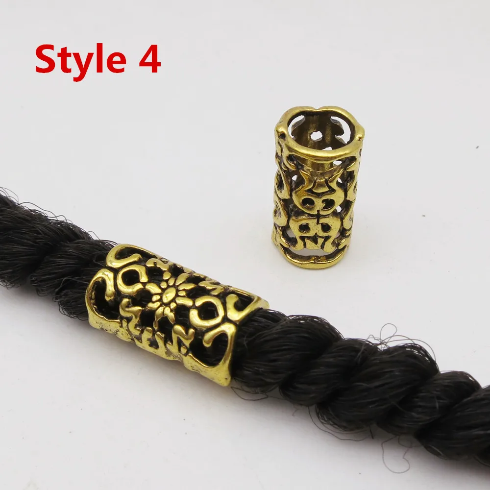 2 шт. различные 10 стилей викингов оплетка для волос страшная борода Дред бусины