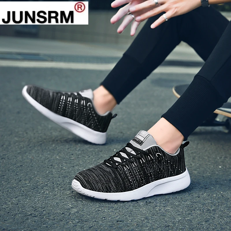 

Men's shoes large flying line casual sports shoes men's running shoes wear-resistant comfortable breathable mesh professional