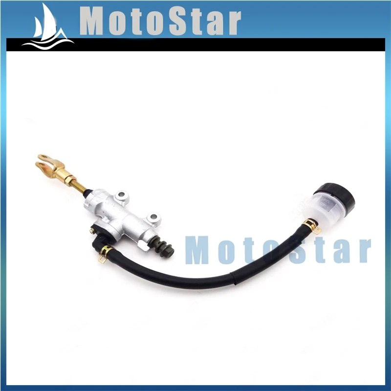 Задний ножной тормоз главный гидравлический цилиндр насос с резервуаром для 50cc 90