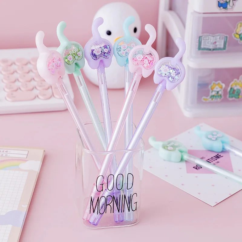 

Гелевые ручки «кошачий хвост», ручка корейские канцелярские принадлежности геля, студенческие ручки милые ручки, офисные аксессуары, новин...