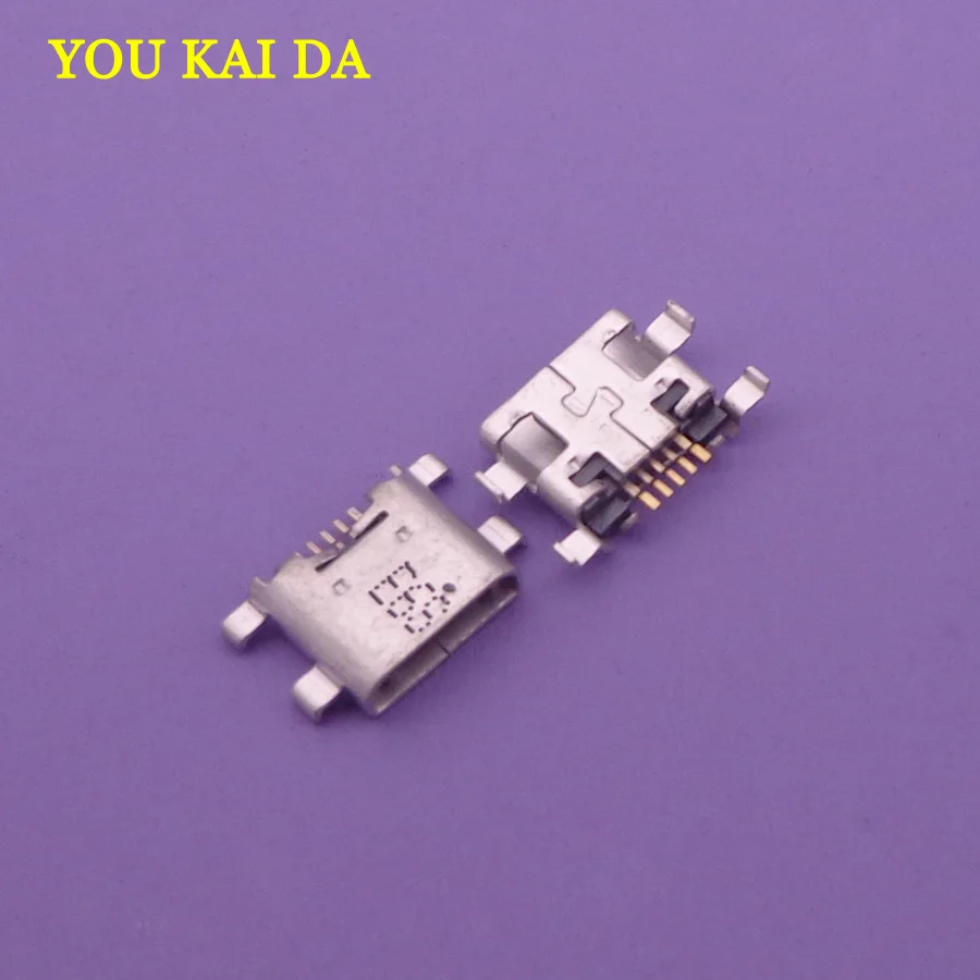 2 шт./лот Micro Mini USB разъем для зарядного порта док станции ZTE Blade A5 2019 / A7 v7|charging port