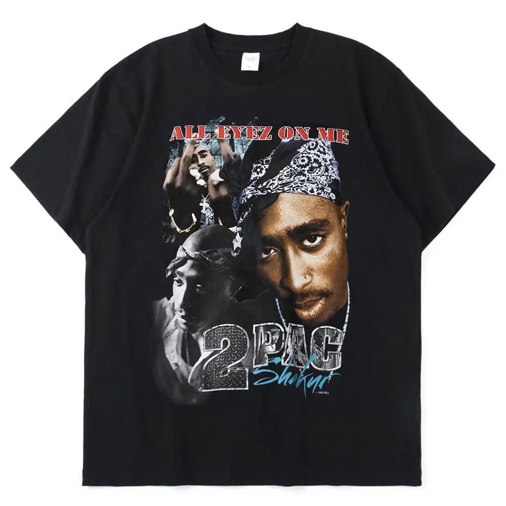 

Tupac 2Pac Amaru Shakur Asual Street Wear Mens Fashion Hip Hop Rap Star Cool T-shirt Short Sleeve Cotton Tee Top Vintage T Shirt