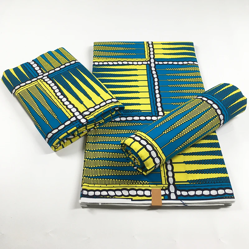 

В нигерийском стиле воск ткань Анкара Ткань 6 ярдов в африканском стиле мягкий воск для печати для хлопковое платье Гана Pagne Африканский Вос...