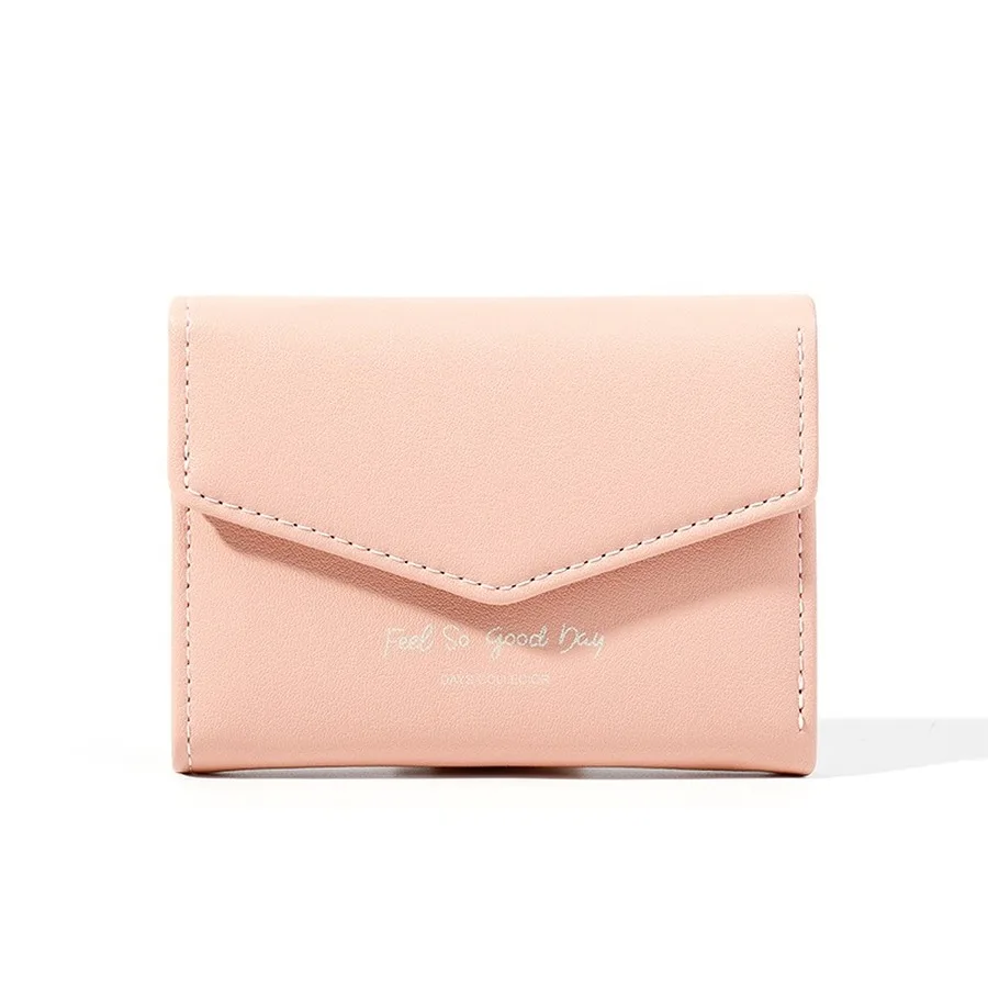 Модные многофункциональные бумажники в три раза с буквенным принтом короткие