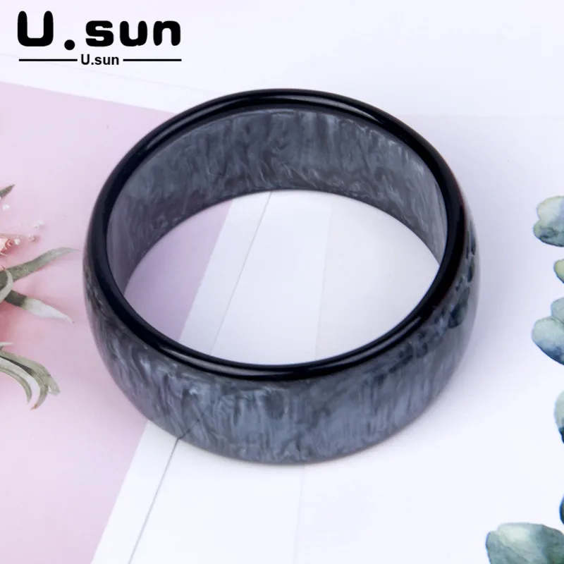 Красочный ручной браслет с подвесками элегантный большой круг широкие браслеты