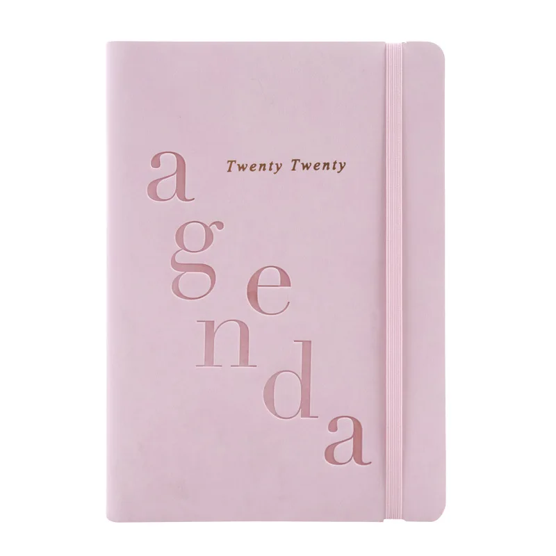 Повестка дня 2020 Планировщик Ежегодный журнал Ежемесячный дневник План ремешок