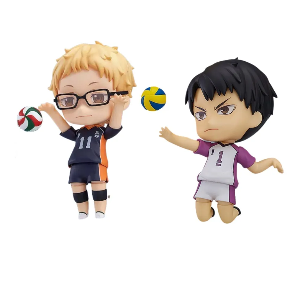 

Фигурки Аниме Haikyuu Ushijima Wakatoshi #789 Kei Tsukishima #616, милые игрушки, модель, фигурки героев, игрушки Hinata Kenma Figma