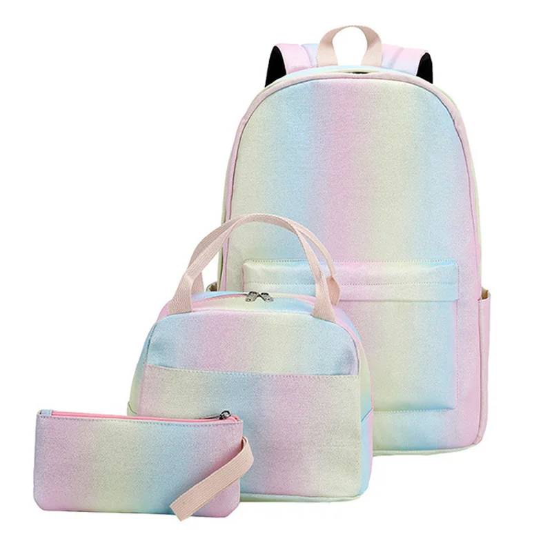 Набор модных школьных рюкзаков для девочек, Детские портфели для начальной школы, водонепроницаемые сумки для учебников