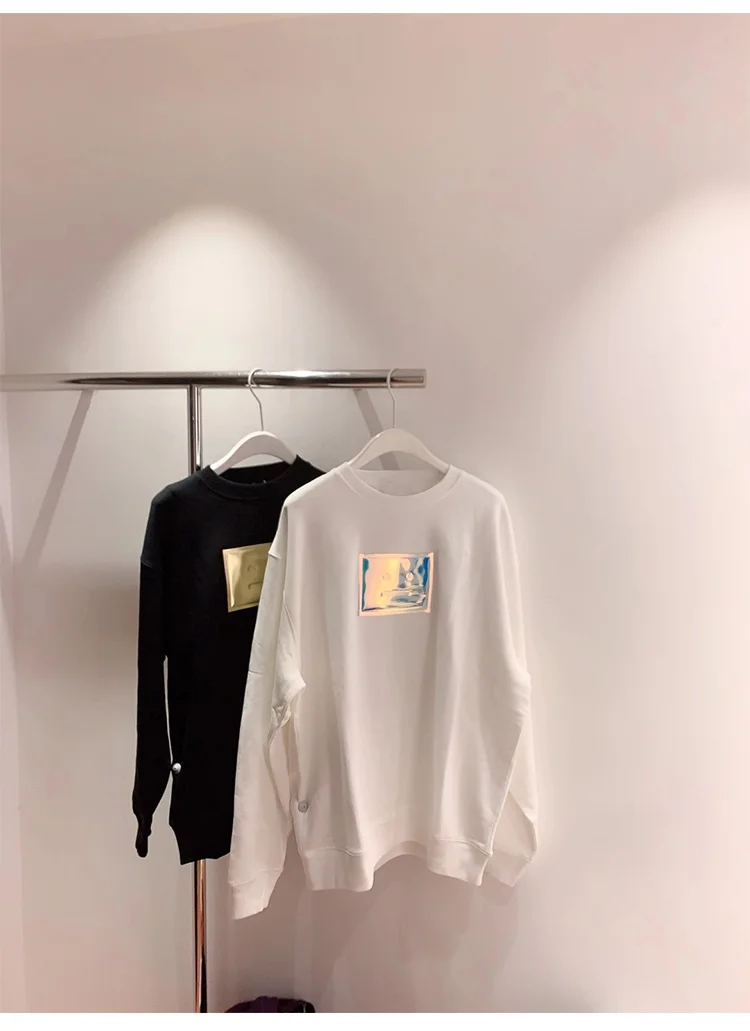 

Women O-Neck Sweatshirt Lady Long Sleeve Loose Casual Unisex Jumpers Female Pullover Tops 2021 Spring Autumn