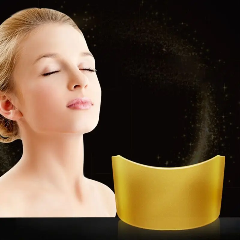 Натуральная растительная эссенция увлажняющая Золотая маска для шеи