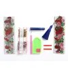 Diamond Painting Bookmark 5D DIY Special Shaped Diamond Art Mosaic Leather Tassel Book Marks Diamond Embroidery Cross Stitch 4