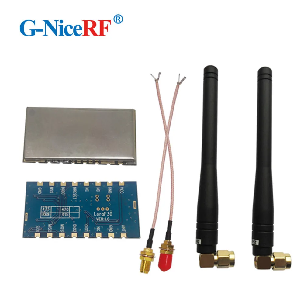 2 шт. Lora1276F30 500 МВт Высокочувствительный ( 120 дБм) 915 МГц беспроводной