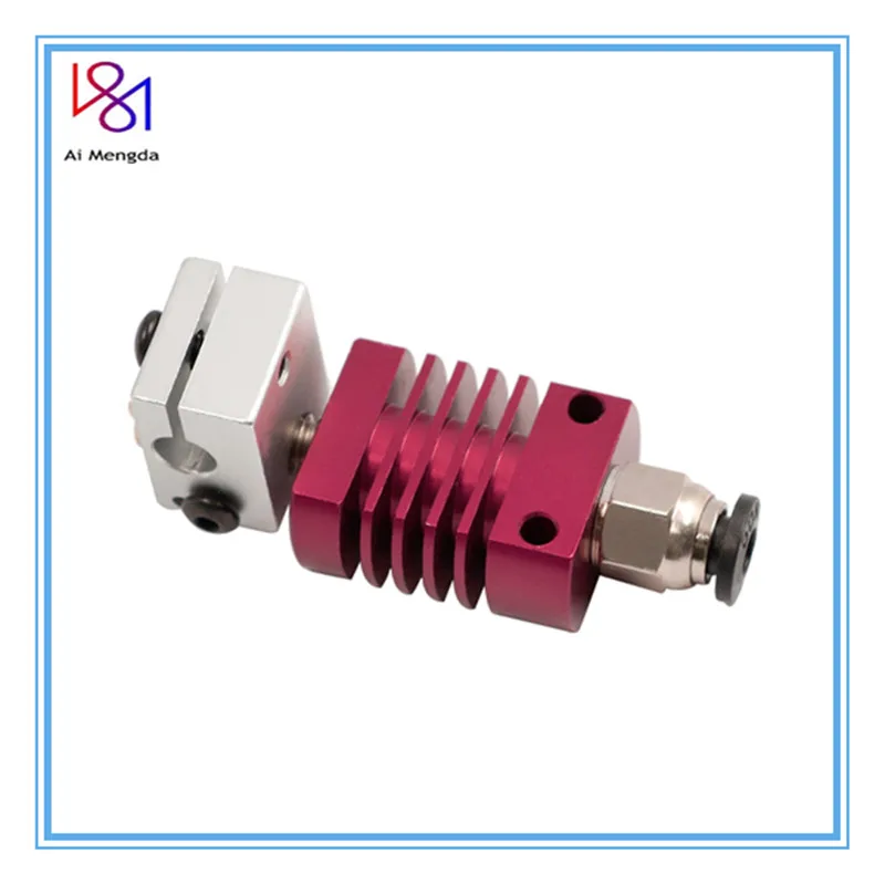 Красный hotden штранг-прессования печатающей головки комплект сборный экструдер 1 75