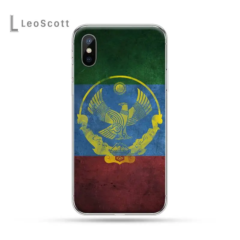 

Dagestan Flag Coat Of Arms Map pattern luxury Anti-fall Phone Case For iphone 12 5 5s 5c se 6 6s 7 8 plus x xs xr 11 pro max
