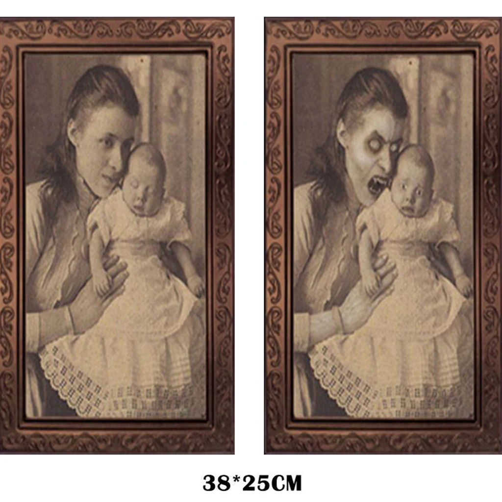 Изменение лица призрак украшения ужастики для хеллоуина ремесла поставки