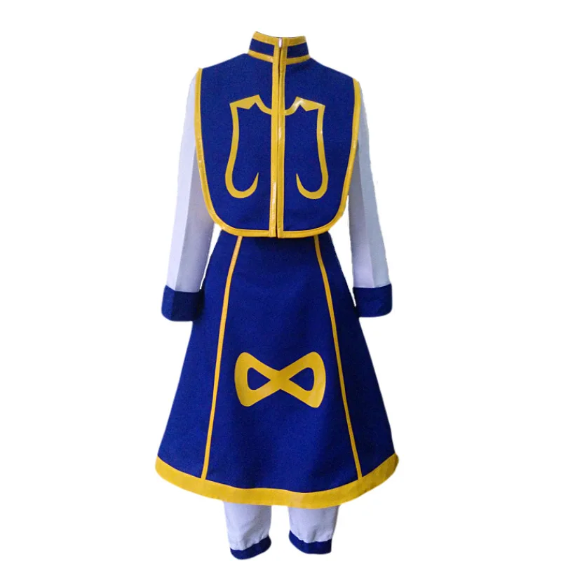 

Костюм для косплея из аниме Hunter x Hunter Kurapika, серьги, жилет, топ, юбка, брюки, костюм на Хэллоуин, Рождество, вечеринку, униформа