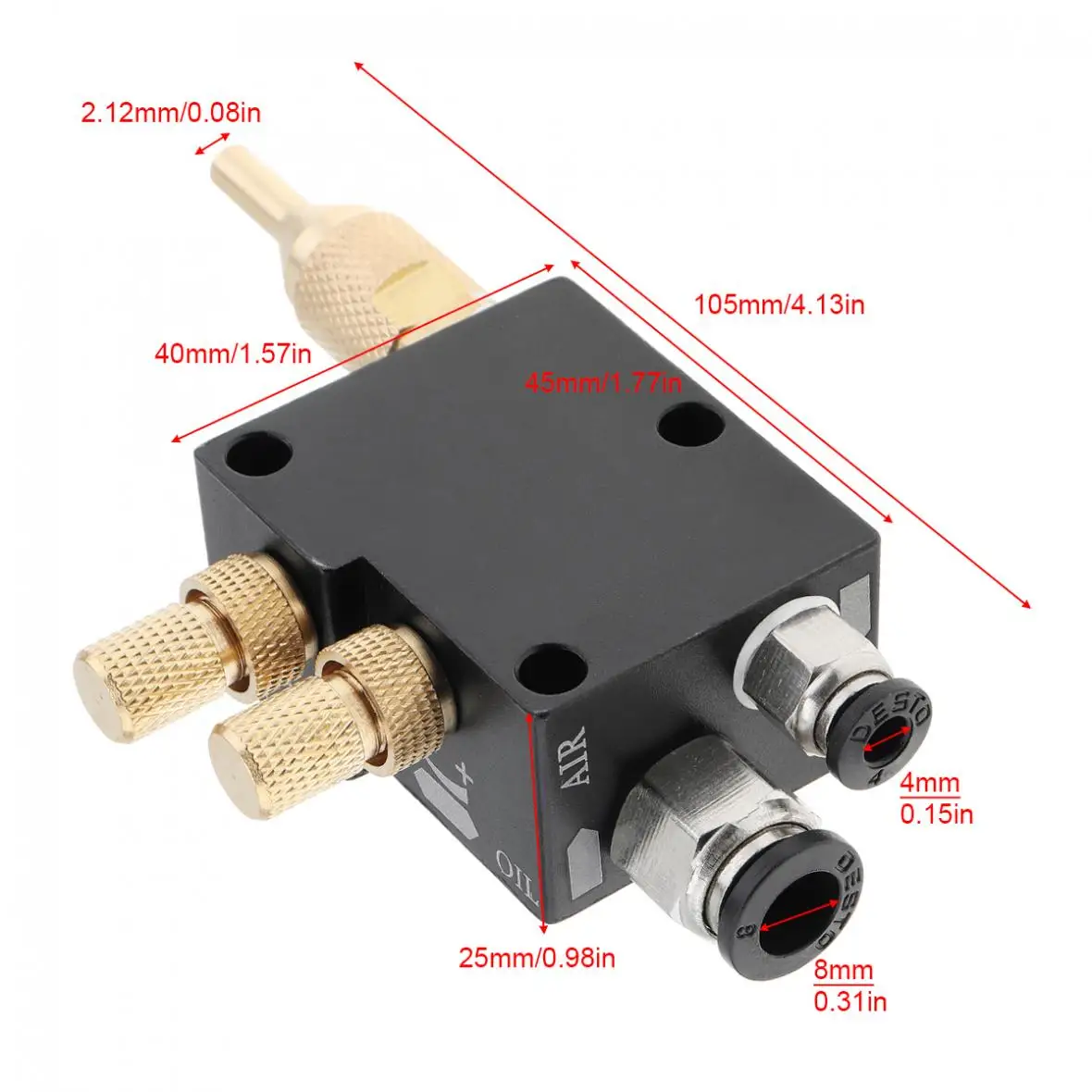 Precision Mist Coolant Lubrication Spray System with 1.5m Flexible Pipe and Check Valve Metal Cutting Engraving Cooling Machine |