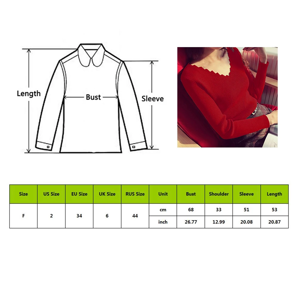 Женский сексуальный вязаный свитер с v-образным вырезом 2019 модный осенний зимний