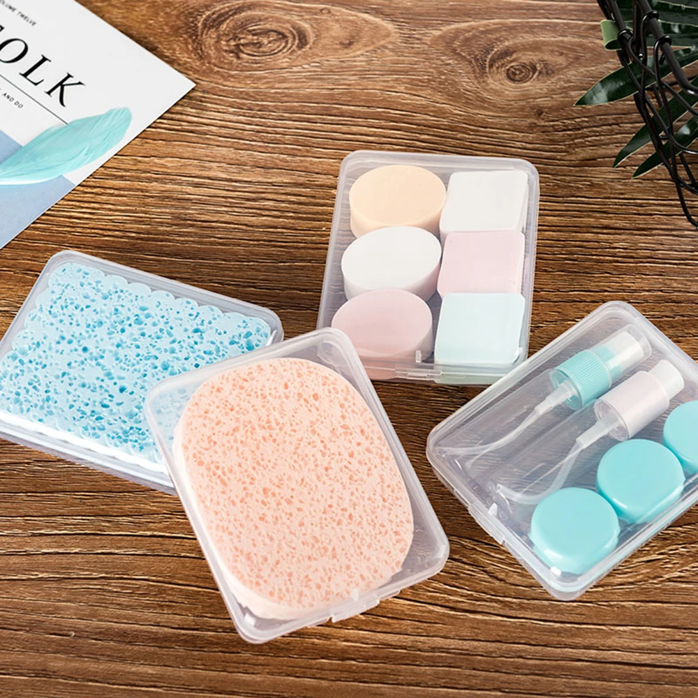 2 шт. пластиковые прозрачные подставки для губки макияжа | Дом и сад