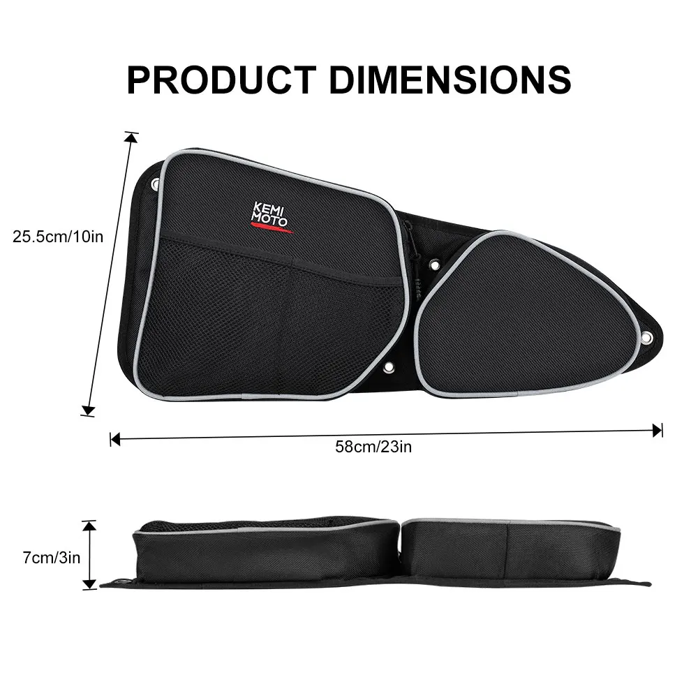 

Storage Bag For Polaris UTV Left & Right Side Door Bag Knee Pad for Polaris RZR XP 1000 900XC S900 2014 2015 2016 2017 2018