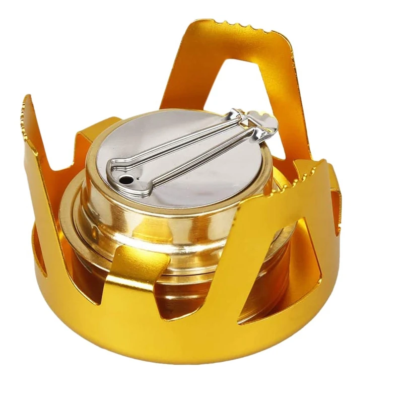 Алюминиевая горелка портативная латунная мини-плита для кемпинга из