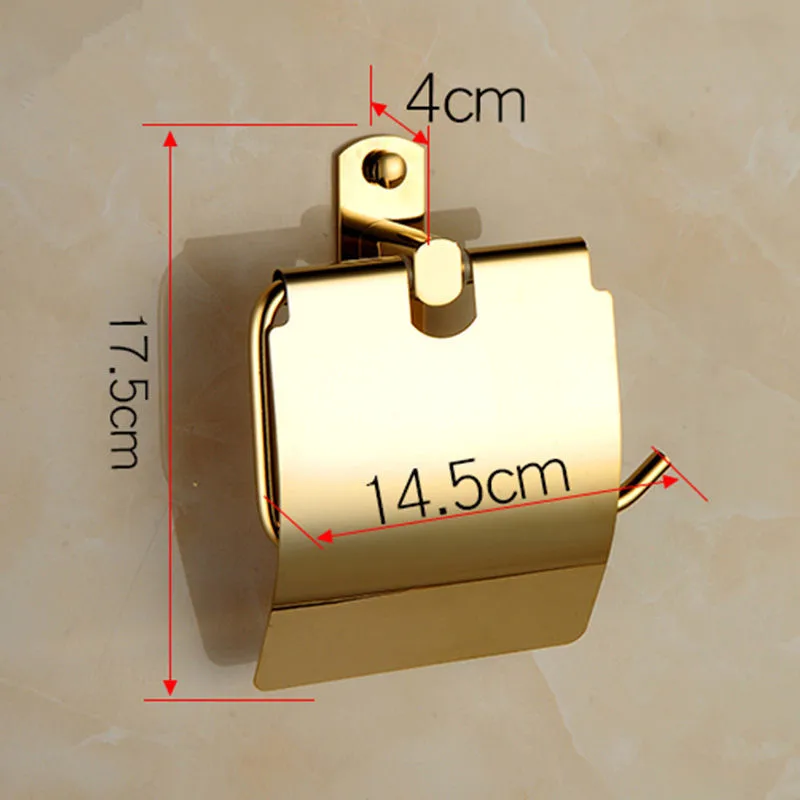 Аксессуары для ванной комнаты набор латунных золотых полотенец держатель бумаги