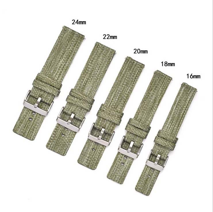 Ремешок нейлоновый для наручных часов водонепроницаемый короткий браслет в