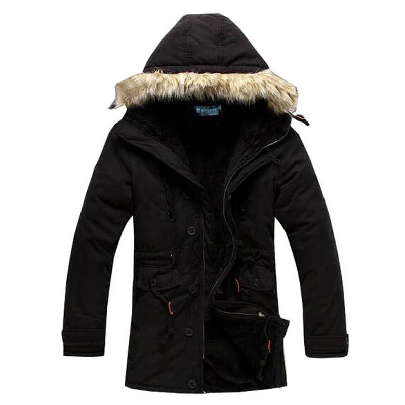 

2021 Men's Winter New Fashion Casual Cotton Jacket, Men's Korean Version Of The Tide Color Pure Wool Collar Cotton Coat