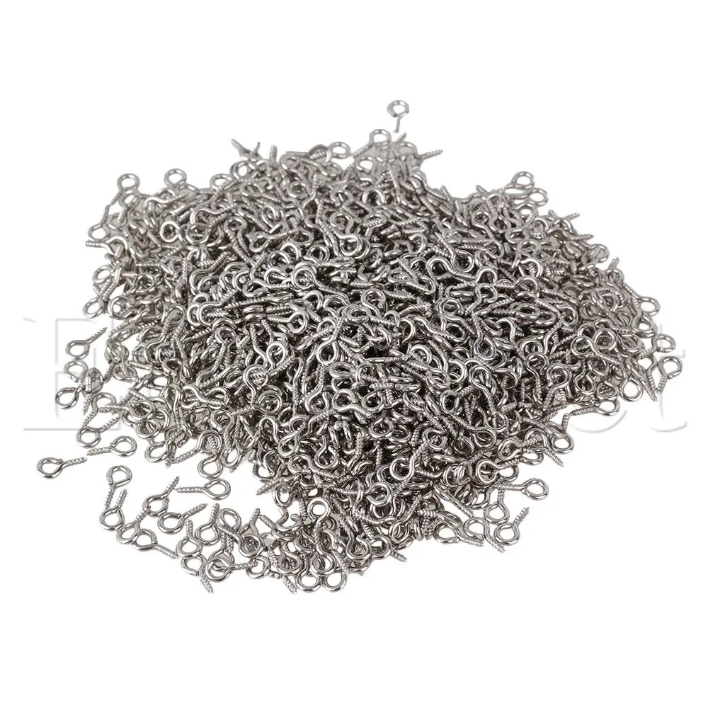 100x мини штифты Eyepins крючки для мебельной фурнитуры длина 9 5 мм 0 #|furniture pins|eye pinseye eye |