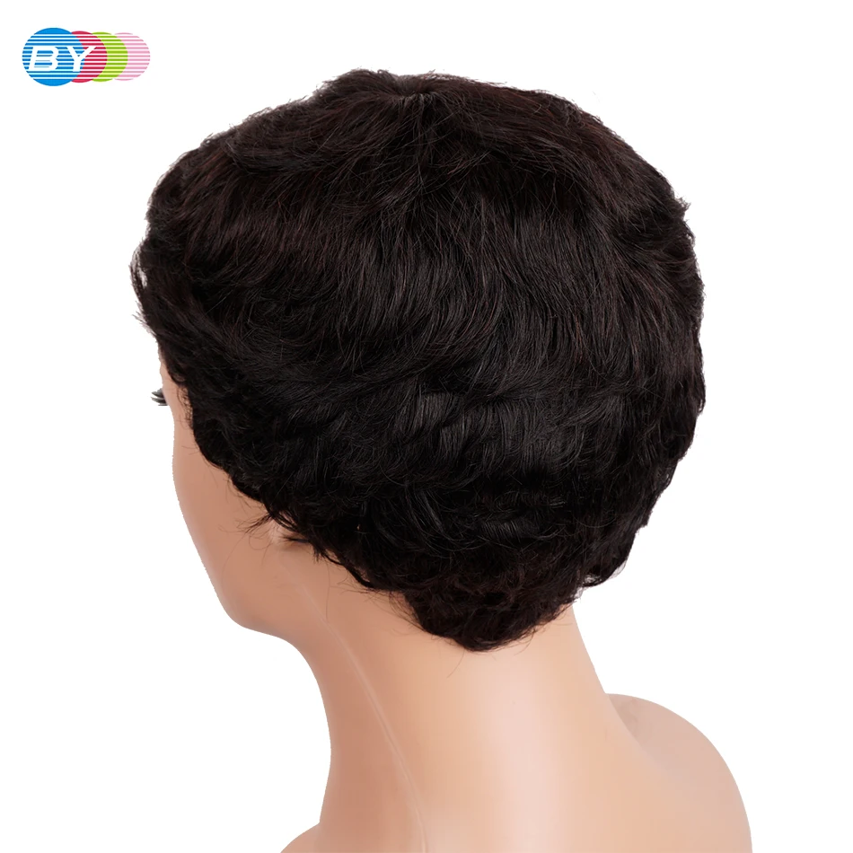 Парик для вырезания фальшивых волос естественный волнистый бразильский