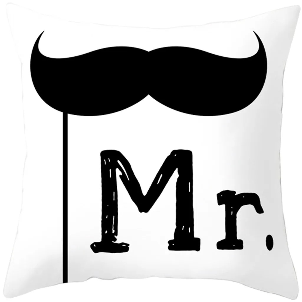 День Святого Валентина Наволочка на подарок нордическая любовь характер узор