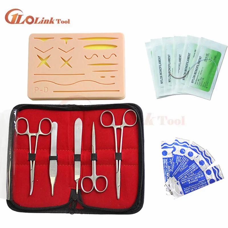 23 в 1 медицинский набор для хирургических тренировок и швов|Детали инструментов| |