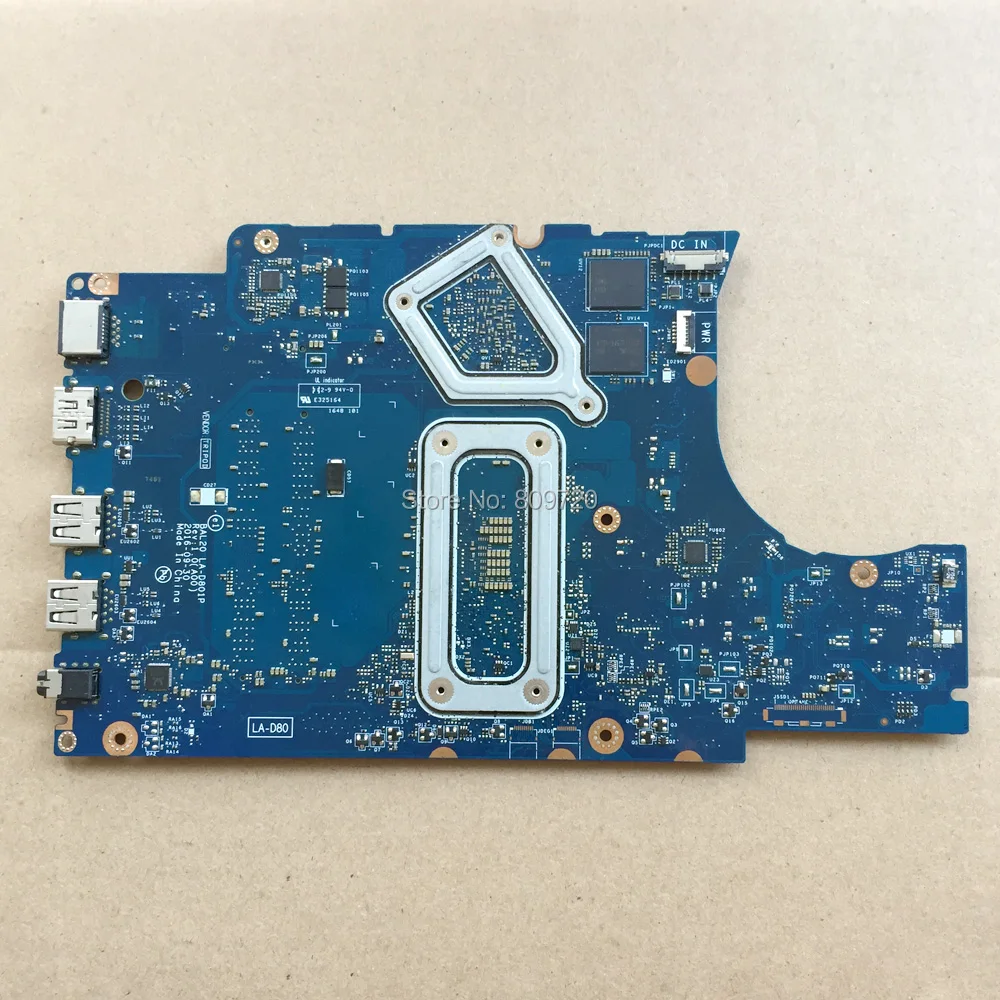 Материнская плата для ноутбука BAL20 LA D801P/02PVGT Y8N7H DDR4 с SR2ZU CN 0Y8N7H 2 5 ГГц Dell Inspiron 5567