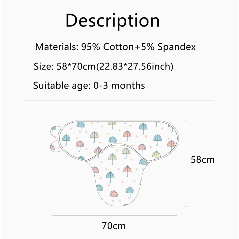 Хлопковый мягкий спальный мешок BC Babycare для детей от 0 до 3 месяцев детское модное