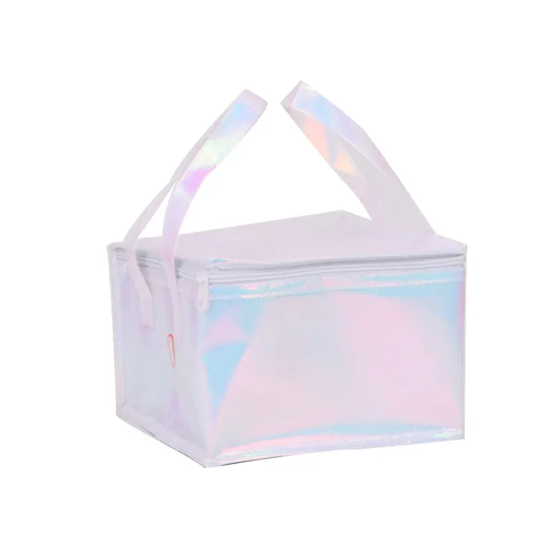 

Теплоизолированная сумка-холодильник для обеда, сэндвич-часы, охлаждение напитков, Большая квадратная Охлажденная молния, жестяные мешки д...